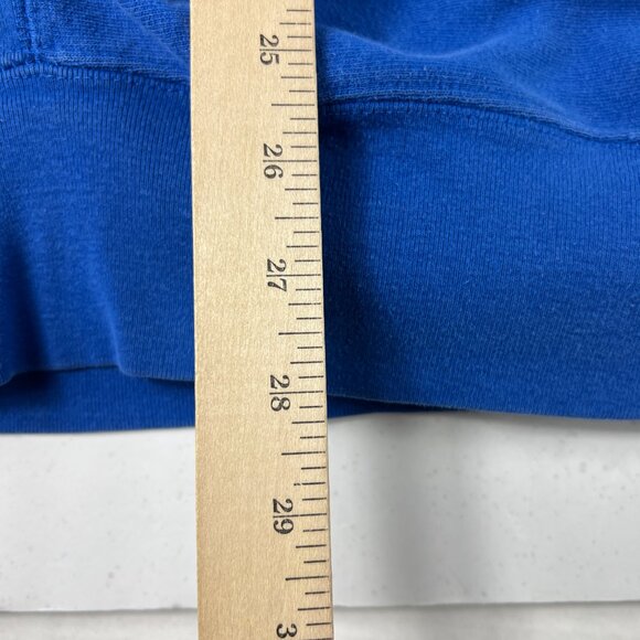 Y2K Steve & Barrys Duke Blue Devils Sweatshirt Medium Blue Faded Thrashed Hoodie - Picture 14 of 16